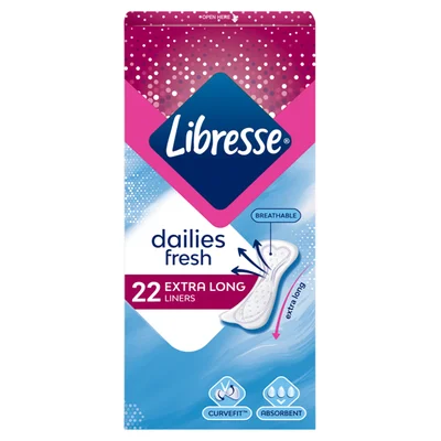 Libresse Extra Long Inlegkruisjes 22 Stuks