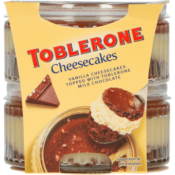Toblerone Cheesecakes Toetje 2 x 85 g