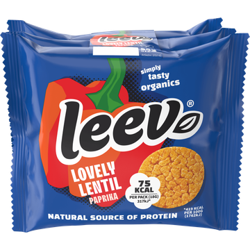 Leev® bio LOVELY LENTIL cakes paprika 54g (3x2st)