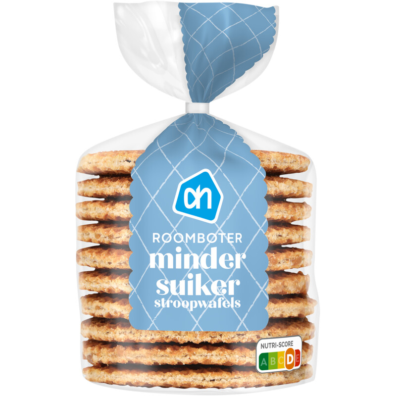 AH Roomboter minder suiker stroopwafels