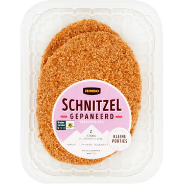 Jumbo Varkensschnitzel Gepaneerd 2 Stuks