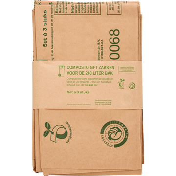 Composto GFT Zakken voor de 240L Bak 3 Stuks