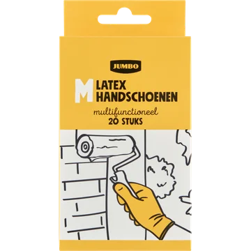 Jumbo Latex Handschoenen M Multifunctioneel 20 Stuks