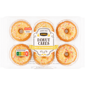 Jumbo Donut Cakes met Citroensmaak 150 g
