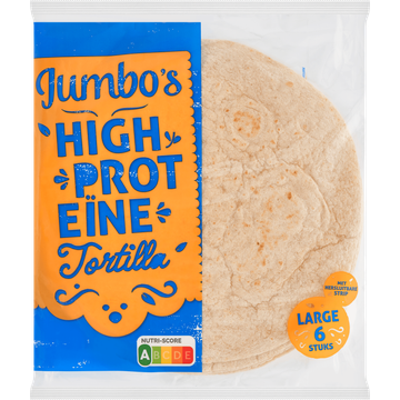 Jumbo's High Proteïne Tortilla Large 6 Stuks