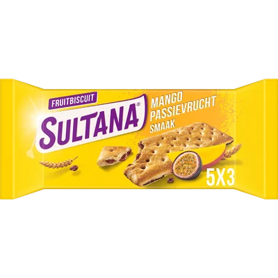 Sultana Fruitbiscuit mango passievrucht