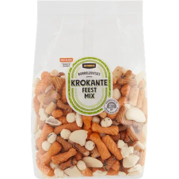 Jumbo Borrelzoutjes Krokante Feestmix 225 g