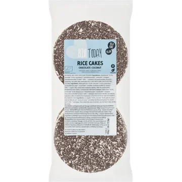 BioToday Rice Cakes Chocolade-Kokos 6 x 17,5 g