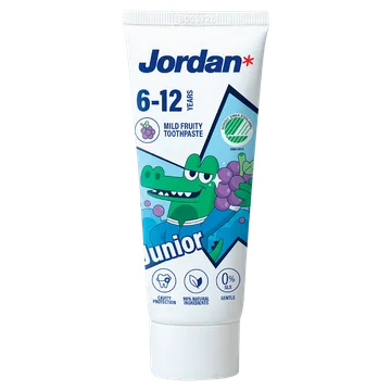 Jordan Tandpasta Milde Fruitsmaak 6-12 Jaar 50 ml