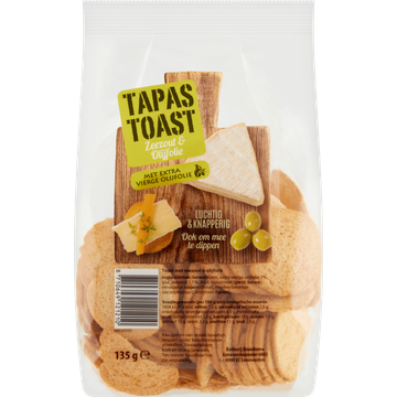 Tapas Toast Zeezout & Olijfolie 135 g
