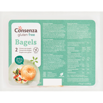 Consenza Glutenvrije Bagels 2 x 85 g