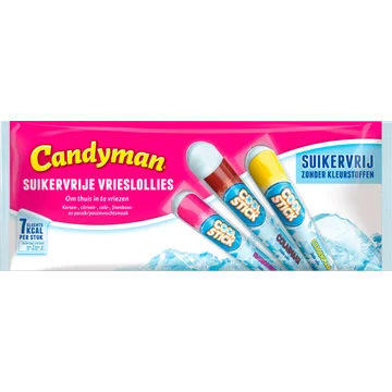 Candyman Suikervrije Vrieslollies 15 x 40 ml