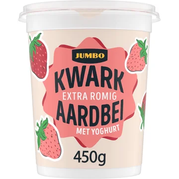 Jumbo Romige Kwark Aardbei 450 g