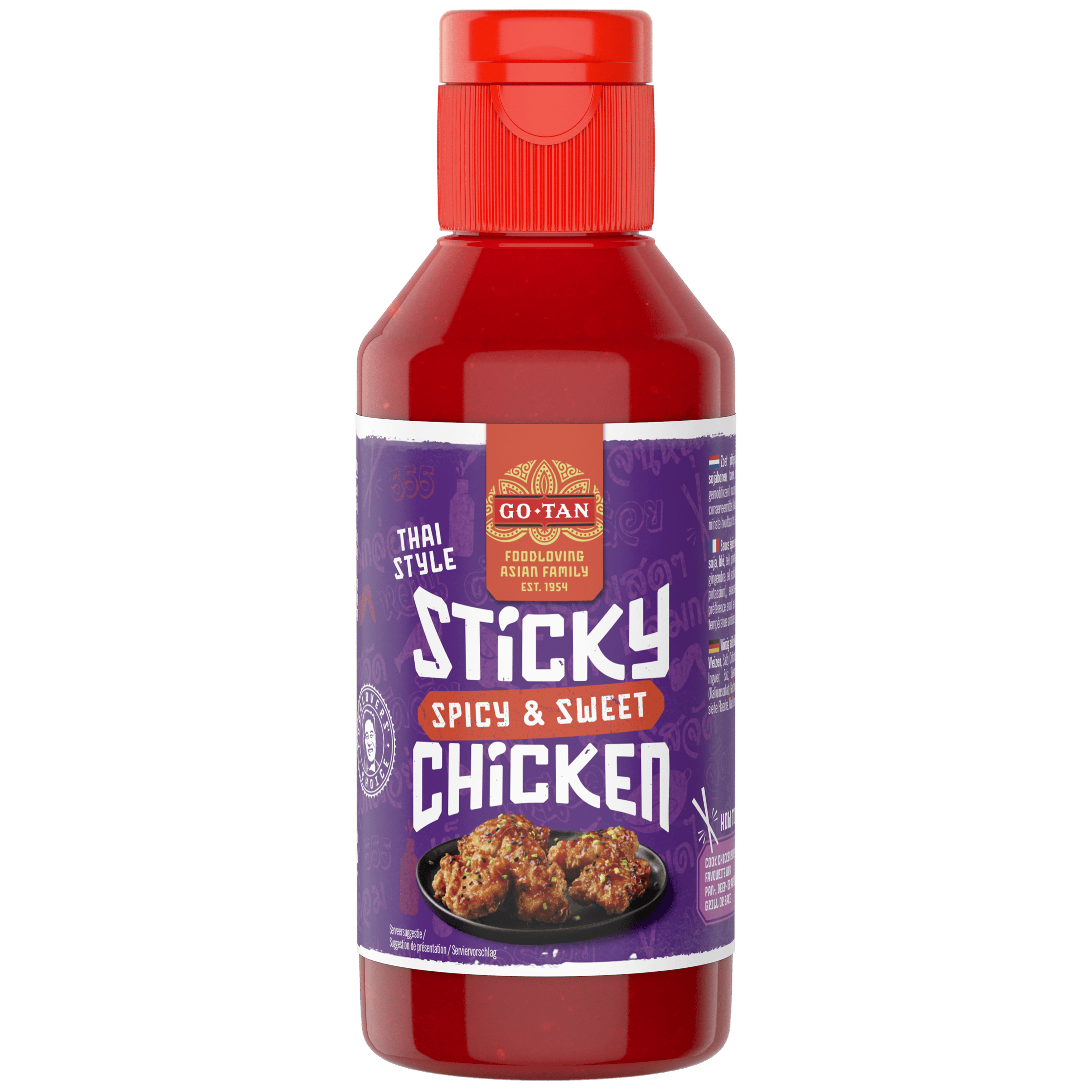 Go-Tan Sticky Chicken Spicy Sweet 220ml