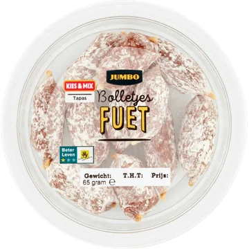 Jumbo Bolletjes Fuet 65 g