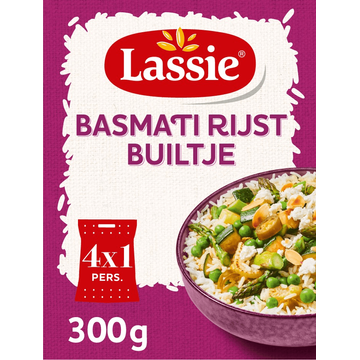 Lassie Basmatirijst builtje 4 x 75 g