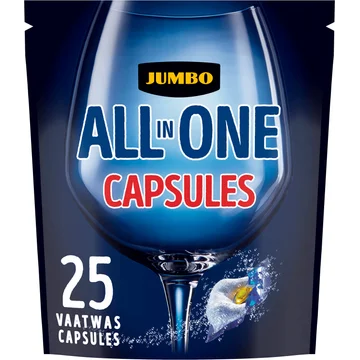 Jumbo Vaatwascapsules All in One 25 Stuks