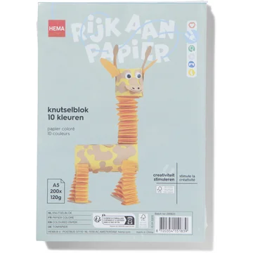HEMA A5 Knutselblok 200 Vellen