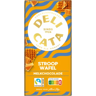 Delicata Reep melkchocolade stroopwafel