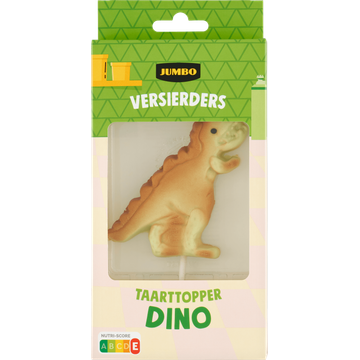 Jumbo Versierders Taarttopper Dino 60 g