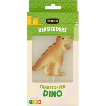 Jumbo Versierders Taarttopper Dino 60 g