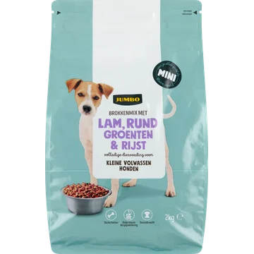 Jumbo Brokkenmix met Lam, Rund, Groenten & Rijst 2 kg