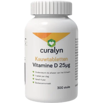 Curalyn Vitamine D 25mg Kauwtabletten 300 Stuks