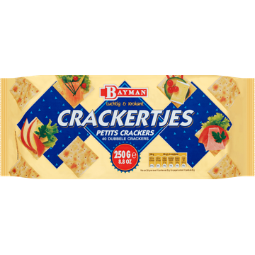 Bayman Crackertjes 40 Stuks 250 g