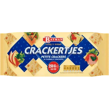 Bayman Crackertjes 40 Stuks 250 g