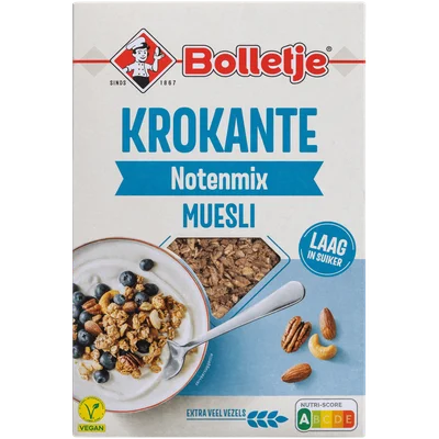 Bolletje Krokante Notenmix Muesli 375 g