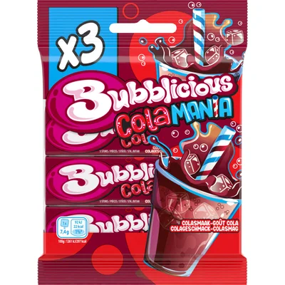 Bubblicious Cola 3-pack
