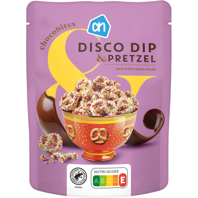 AH Chocobites disco dip & pretzel