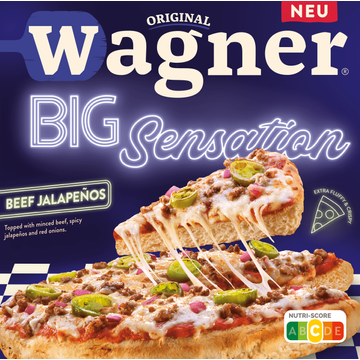 Original Wagner Big Sensation Beef Jalapeños 450 g