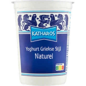 Katharos Yoghurt Griekse Stijl Naturel 500 g