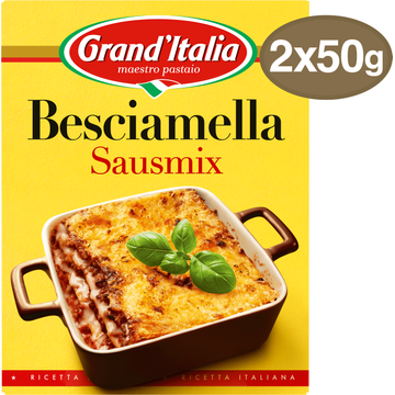 Grand'Italia Besciamella Sausmix voor lasagne 2 x 50 g