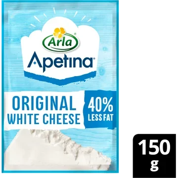 Arla Apetina witte kaas plak 40% minder vet
