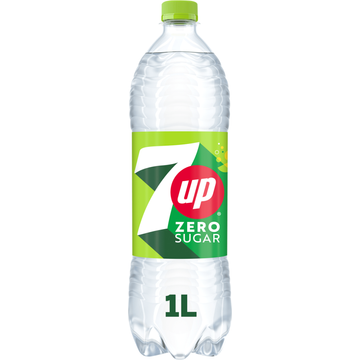 7UP Zero Sugar Refreshing Lemon & Lime Taste 1 L
