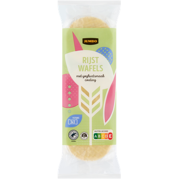 Jumbo Rijstwafels met Yoghurtsmaak Coating 9 Stuks