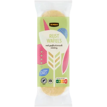 Jumbo Rijstwafels met Yoghurtsmaak Coating 9 Stuks