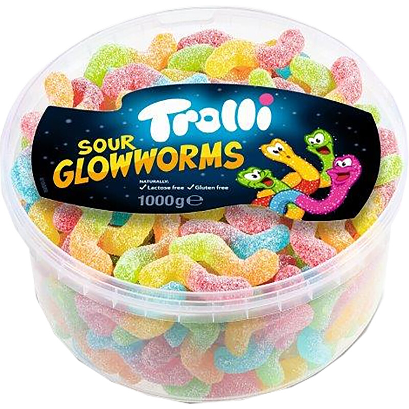 Trolli Zure gloeiwormen