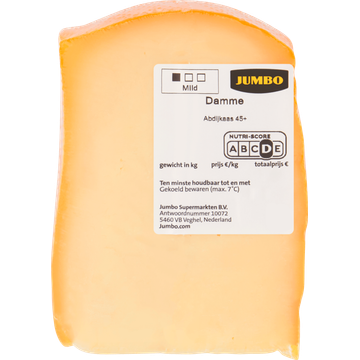 Jumbo Damme Abdijkaas 45+ Mild Stuk ca. 150g
