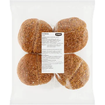 Jumbo - Diepvries Volkoren Bollen - 4 Stuks