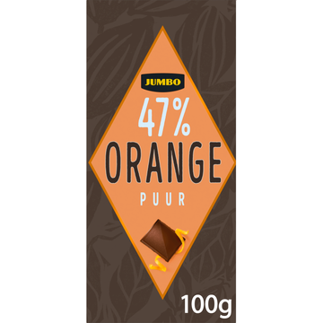Jumbo Pure Chocolade Zesty Orange 100 g