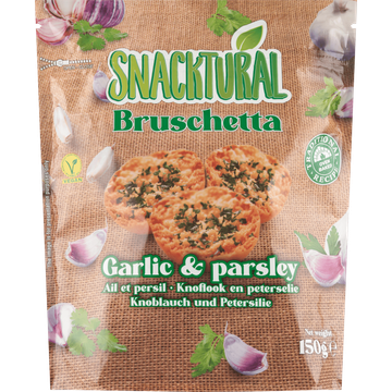 Snacktural Bruschetta Knoflook en Peterselie 150 g