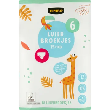 Jumbo Luierbroekjes Maat 6 15+ kg 18 Stuks