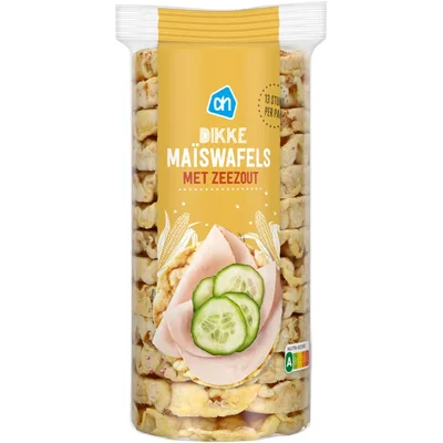 AH Dikke maiswafels met zeezout