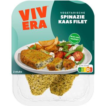 Vivera Vega Spinazie Kaas filet 2 x 100 g