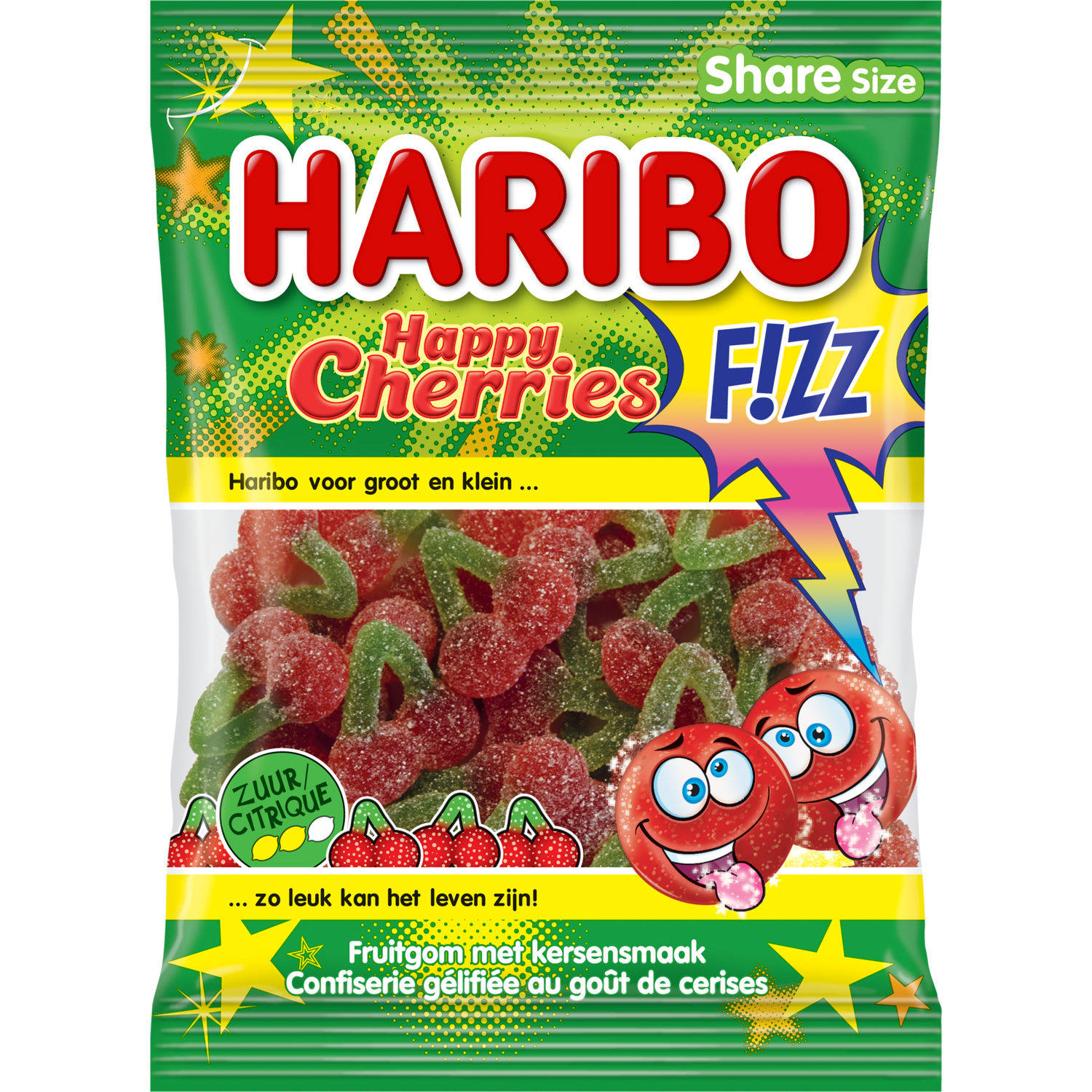 Haribo Happy Cherries F!ZZ 200 g