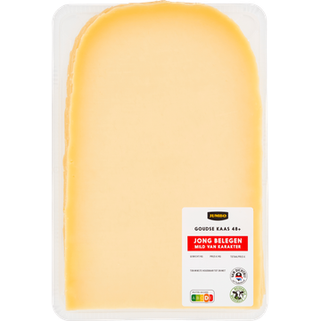 Jumbo Goudse Kaas 48+ Jong Belegen Plakken ca. 320 g