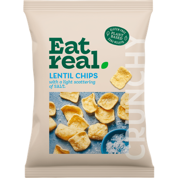 Eat Real Salted Lentil Chips 95g